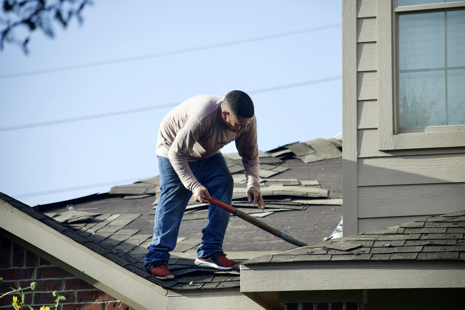 Storm-damage repair — Marshall Roofing & Landscaping